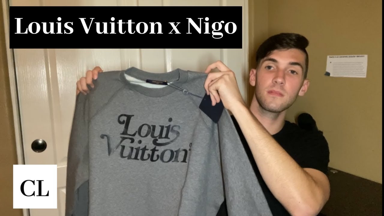 Louis Vuitton x Nigo Crewneck Review - YouTube