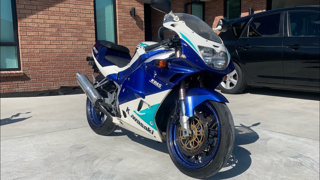 1991 Kawasaki Zxr250 walkaround - YouTube