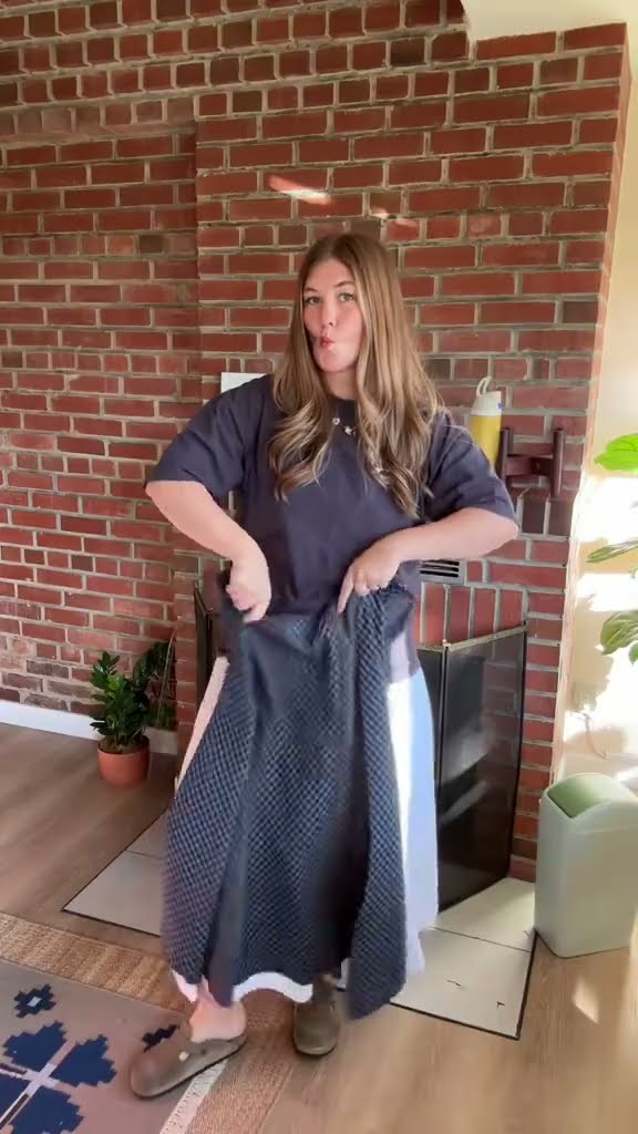 This skirt is basically pajamas which is my goal aesthetic always