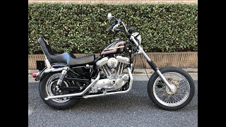 2001 XLH883 6インチオーバーロングフォーク 純正ビンテージシート