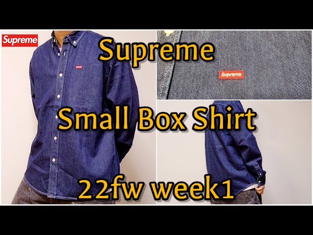 Supreme Small Box Shirt 22fw week1 シュプリーム スモールボックス