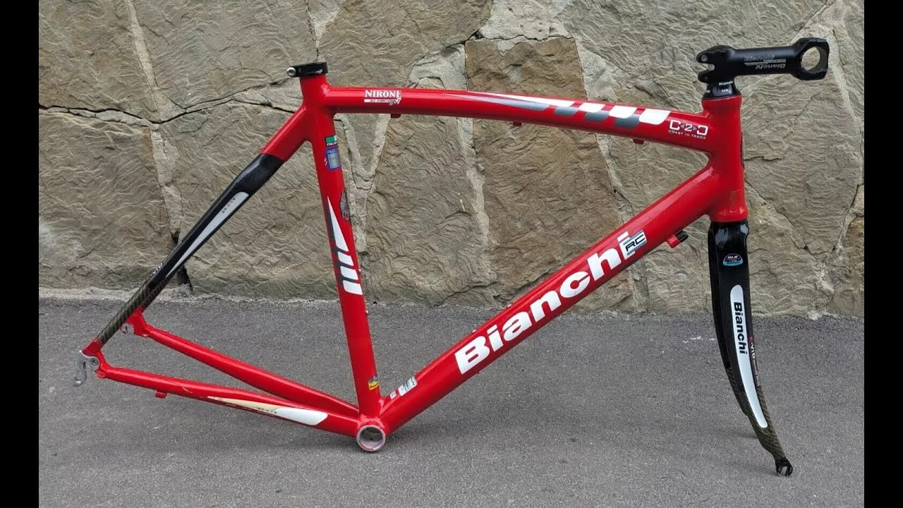 Bianchi C2C Via Nirone 7 (700c) L 56 | alu-carbon frameset - YouTube