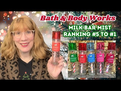 Bath & Body Works Milk Bar Mist Ranking #5 to #1 - YouTube