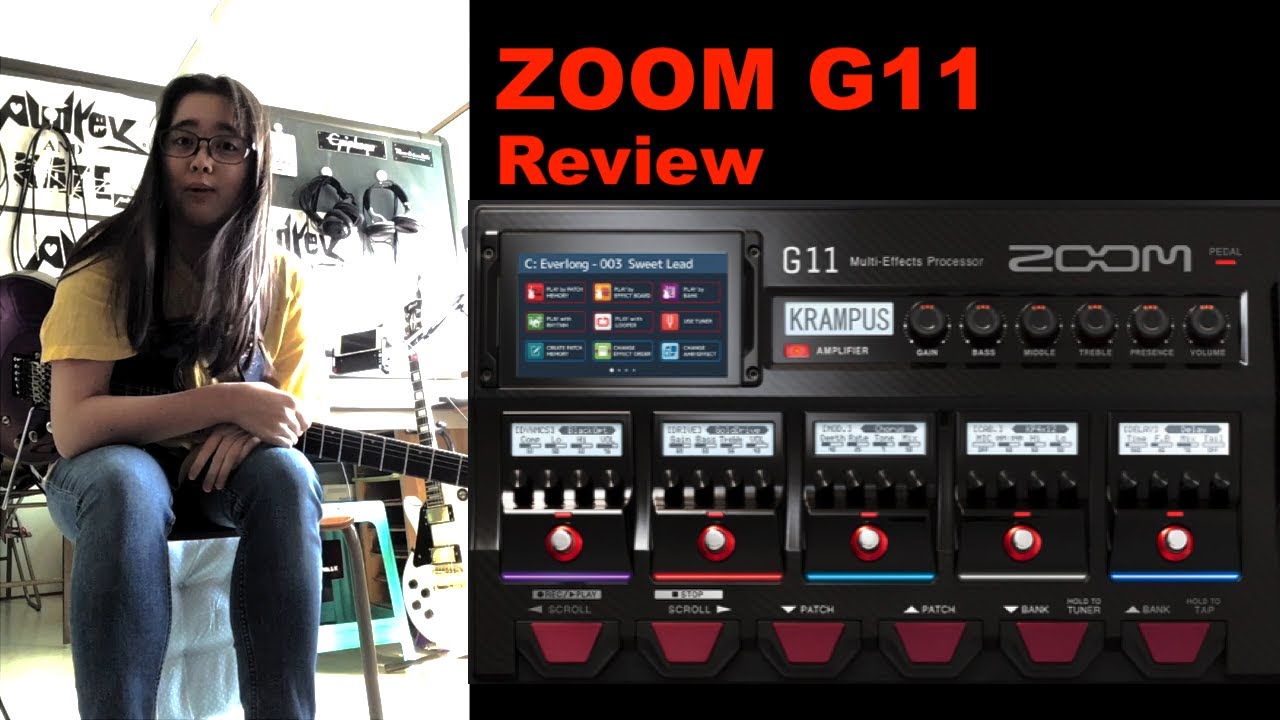 NEW! Zoom G11 Multi-Effects Processor Review - Zoom G11レビュー