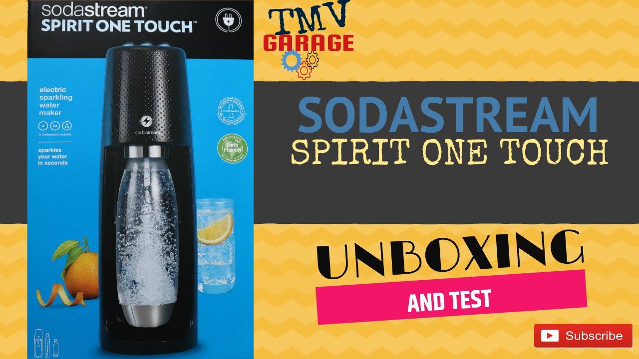 SODASTREAM SPIRIT ONE TOUCH [UNBOXING AND TEST 2021] - YouTube