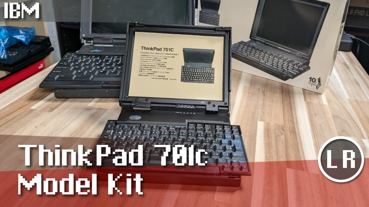 Building an IBM ThinkPad 701c Model Kit - YouTube
