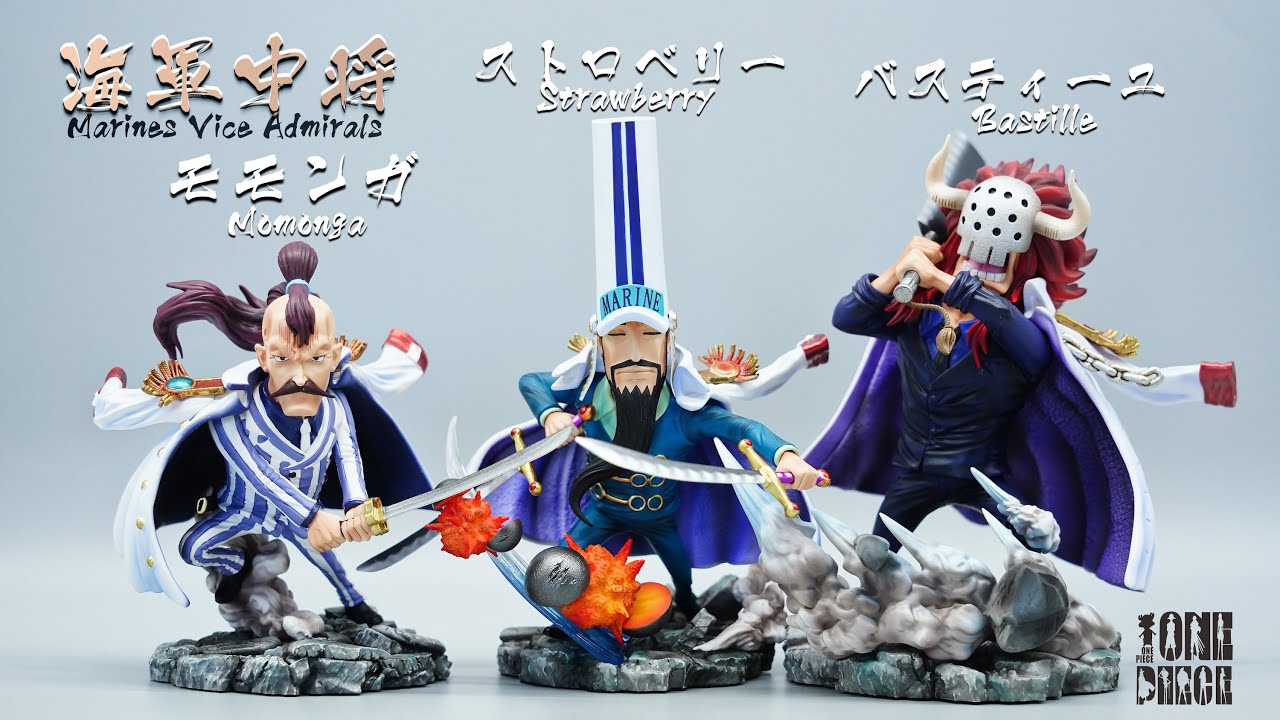 ☆One Piece Figures/ワンピース フィギュア☆海軍中将 モモンガ