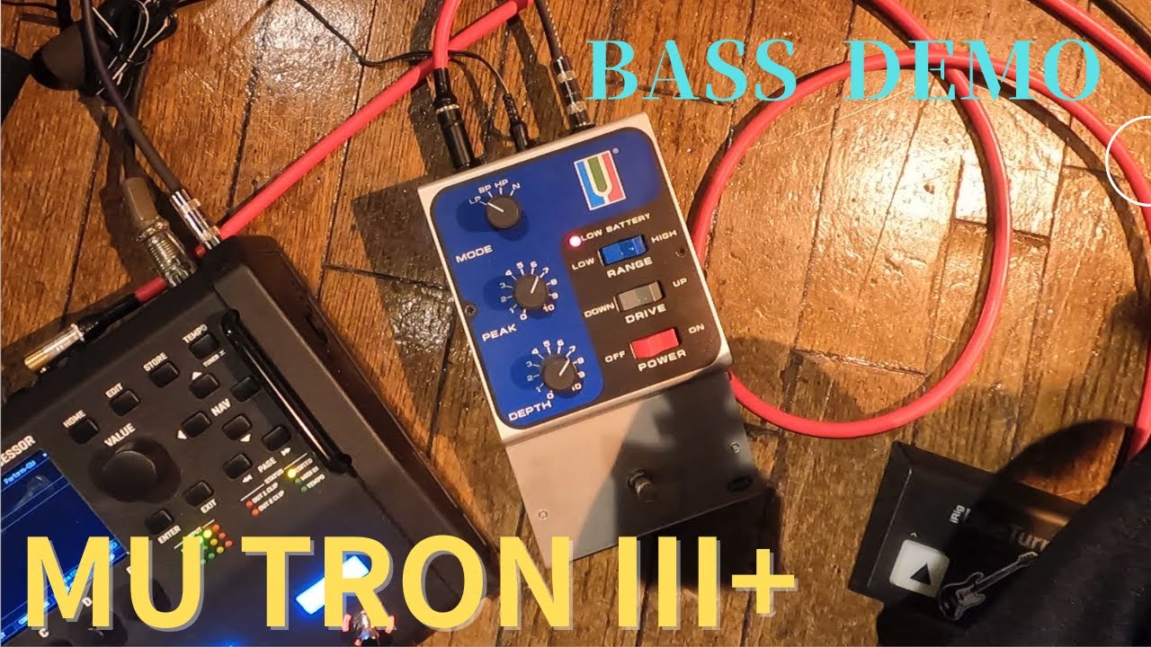 MU TRON III+ ミュートロン ベースエフェクター - YouTube