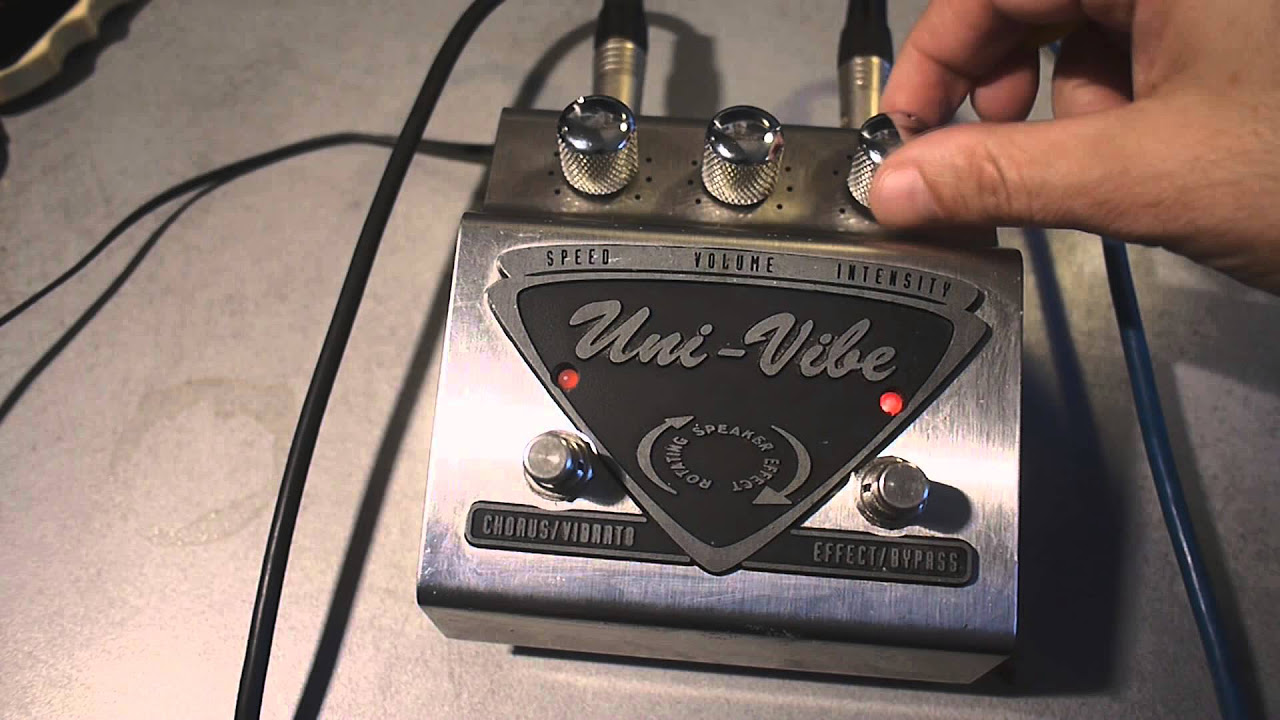 dunlop uni-vibe UV 1 - YouTube