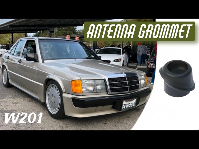 W201 - 190E Antenna Grommet Replacement - YouTube