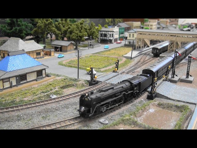 KATO C62 2号機 スハ44系特急つばめ - YouTube