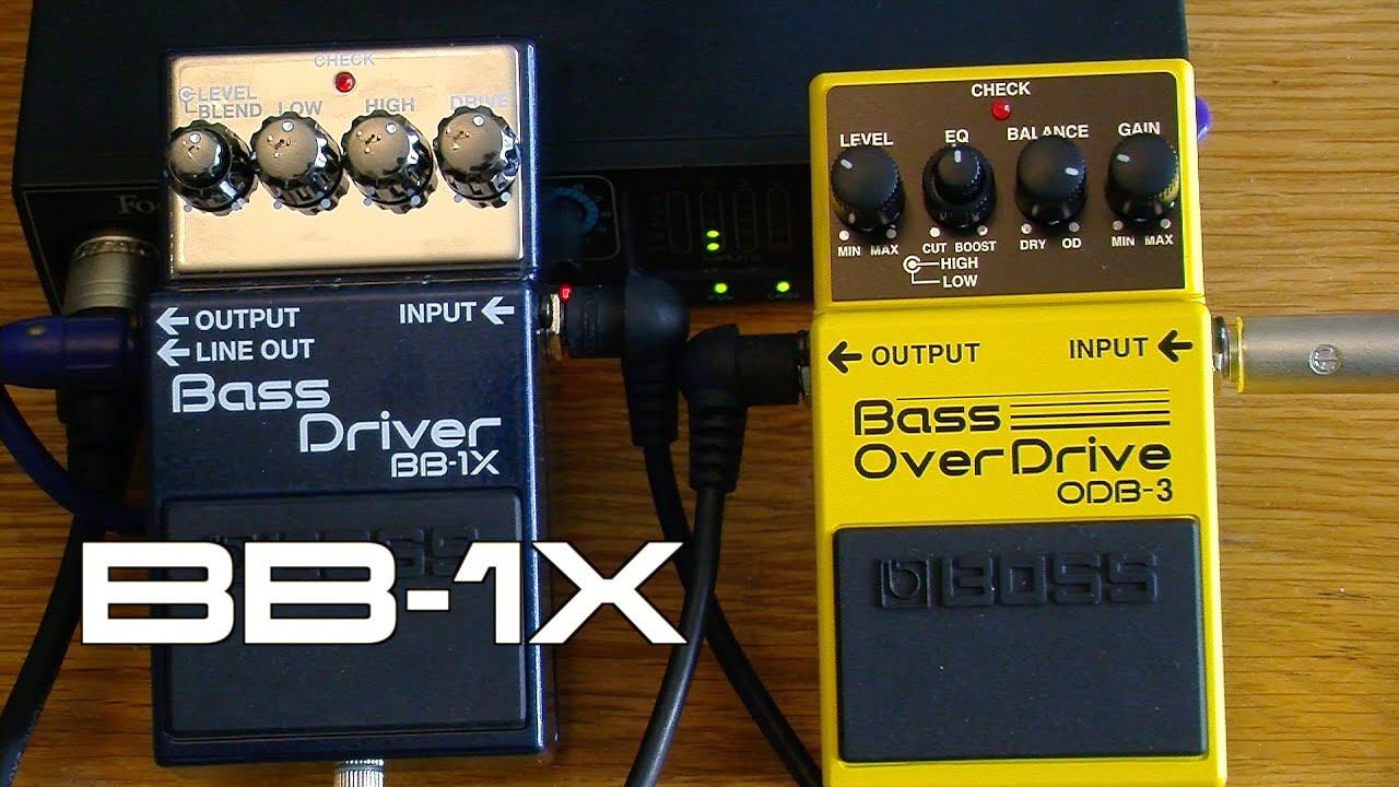 Boss BB-1X Bass Driver Full Pedal Demo - YouTube