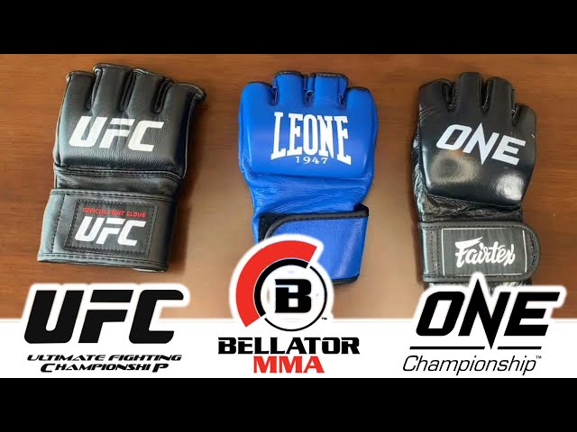 比較】オープンフィンガーグローブ【UFC / Bellator / ONE