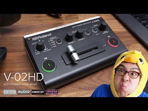 瀬戸弘司のレビューLIVE】新発売！Rolandのビデオミキサー「V-02HD」を