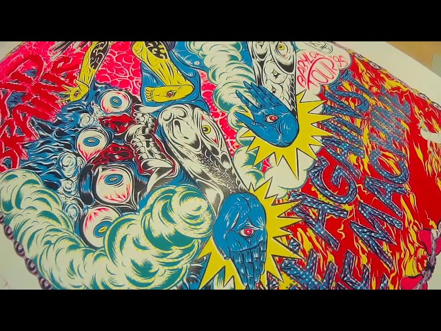 デビルマン シルクスクリーン 絵 デビルマン シルクスクリーン 絵