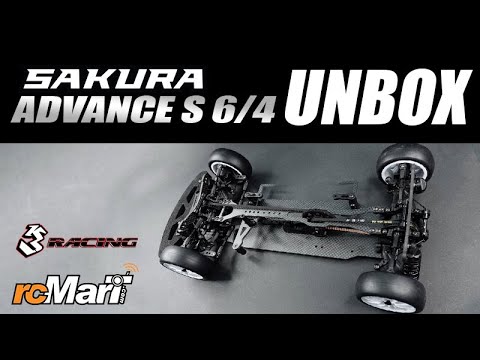 3Racing 1/10 Sakura Advance S 6/4 Matte Graphite Touring Car EP