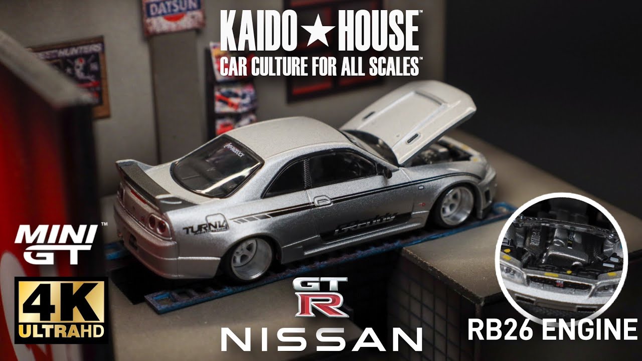 Mini GT 1:64 - KAIDO HOUSE x Nissan Skyline GT-R (R33) DAI33 V1 l