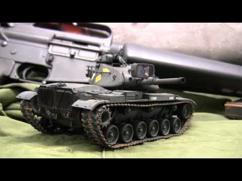 1/35th scale Vintage Re-release Tamiya Motorized M60A1 Main Battle
