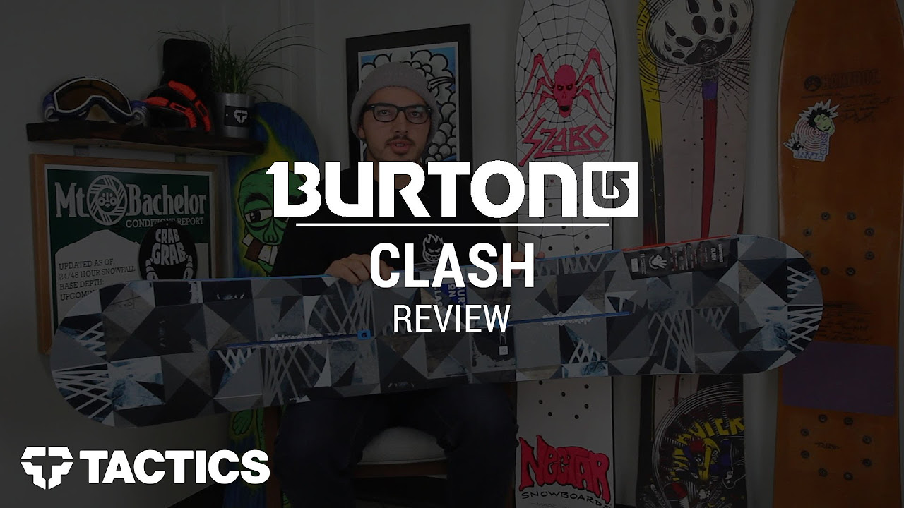 Burton Clash 2016 Snowboard Review - Tactics.com - YouTube
