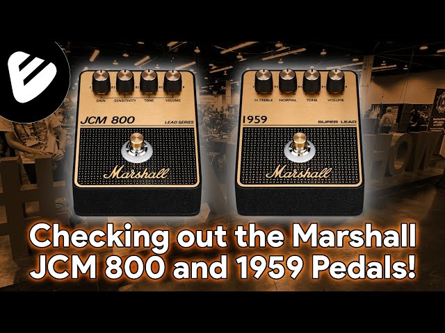 Checking out the ‪@marshall‬ JCM 800 and 1959 Super Lead Pedals at