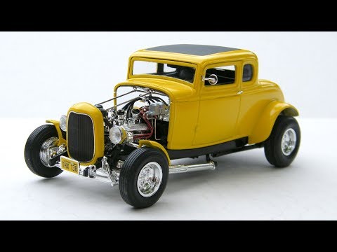 1/25 Scale American Graffiti Deuce Coupe - Finished Model - YouTube