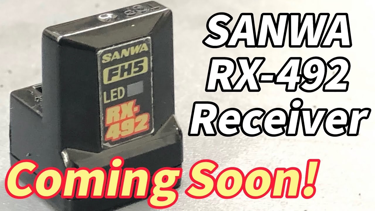 Sanwa RX-492 Antennaless Receiver Cumming Soon! - YouTube