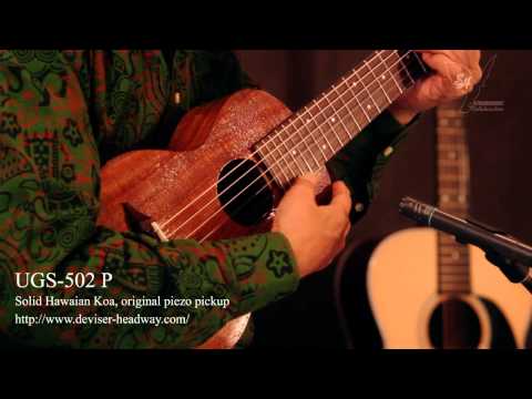 SH Guitars 6弦ウクレレUG デモンストレーションムービーUGS-502P