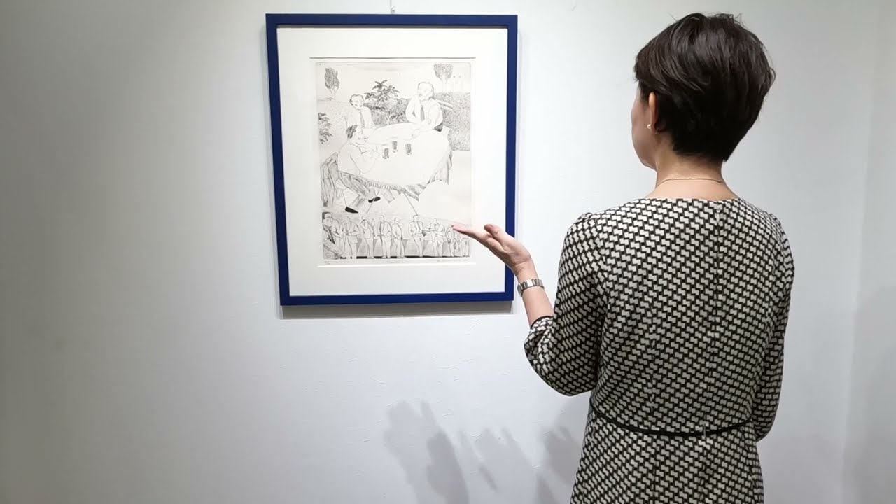 山本容子 「Heaven」 絵画 インテリア コレクション プレゼント 銅版画