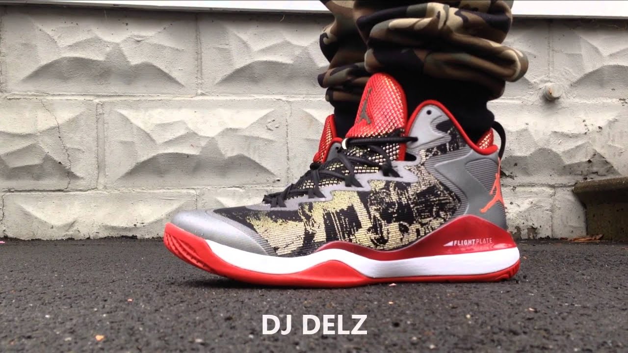 Air Jordan Slam Dunk Superfly 3 Hanamichi Sakuragi Shoe On Foot