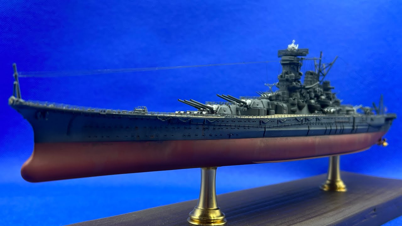 Fujimi 1/700 「戦艦武蔵」IJN Battle ship MUSASHI - YouTube