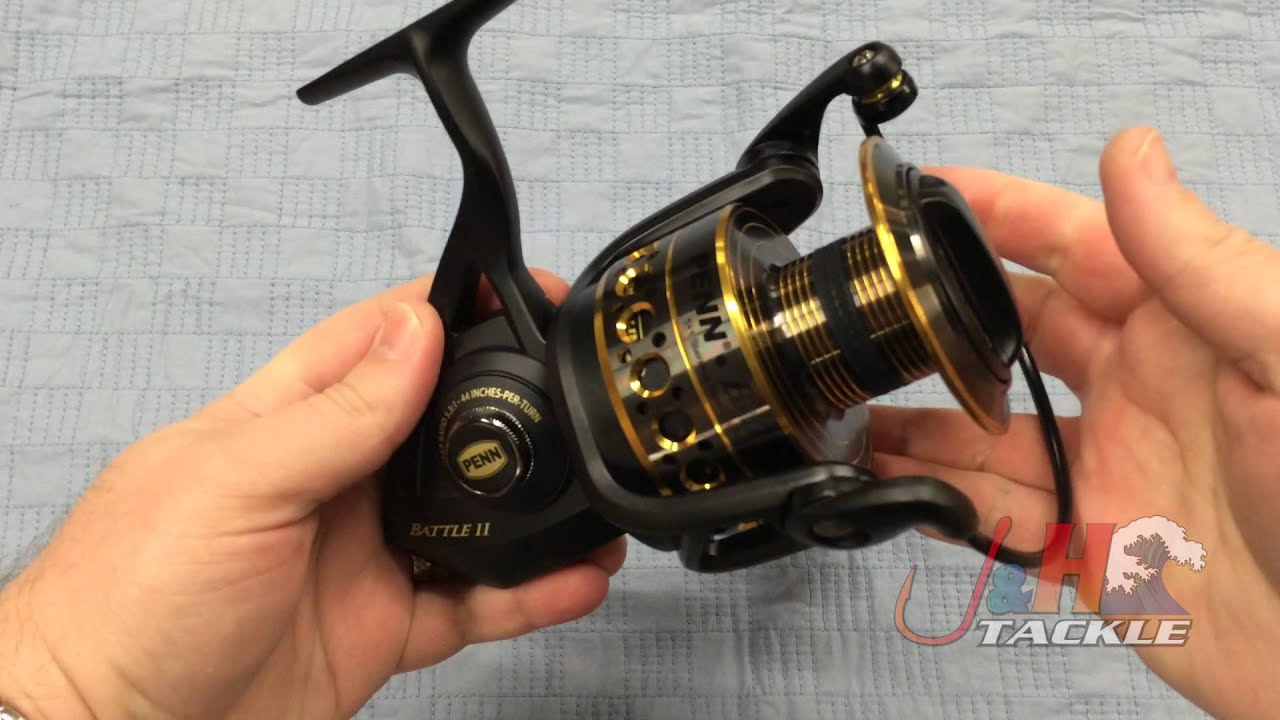 Penn Battle II BTLII8000 Spinning Reels | J&H Tackle - YouTube