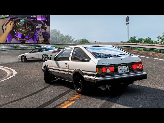 Toyota Sprinter Trueno AE86 & Nissan 240SX at Akina - Assetto