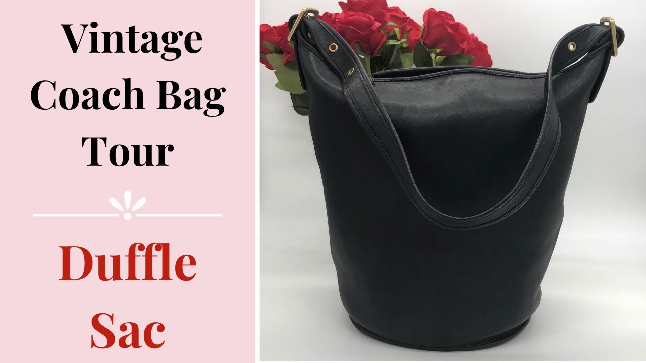 Vintage Coach Bag Tour | Duffle Sac | Cristina Moda Vintage Shop