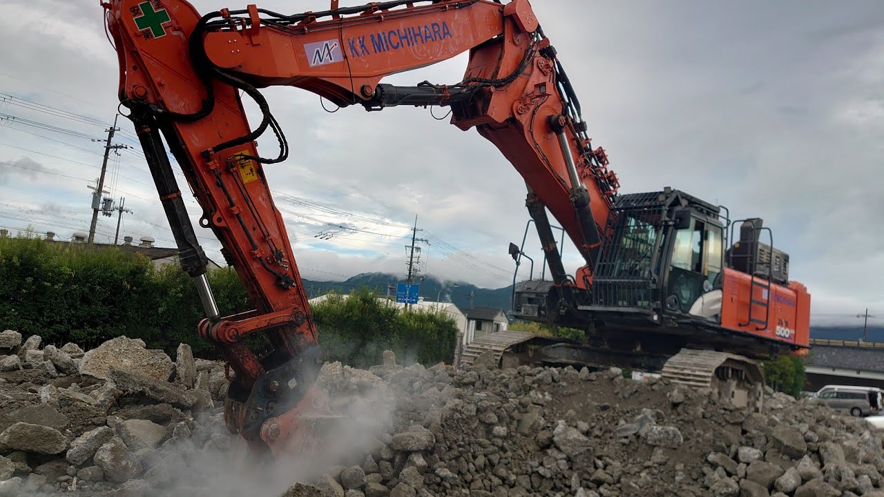 HITACHI ZX500LCK-6 #日立建機 #ショベルカー #解体機 #ユンボ