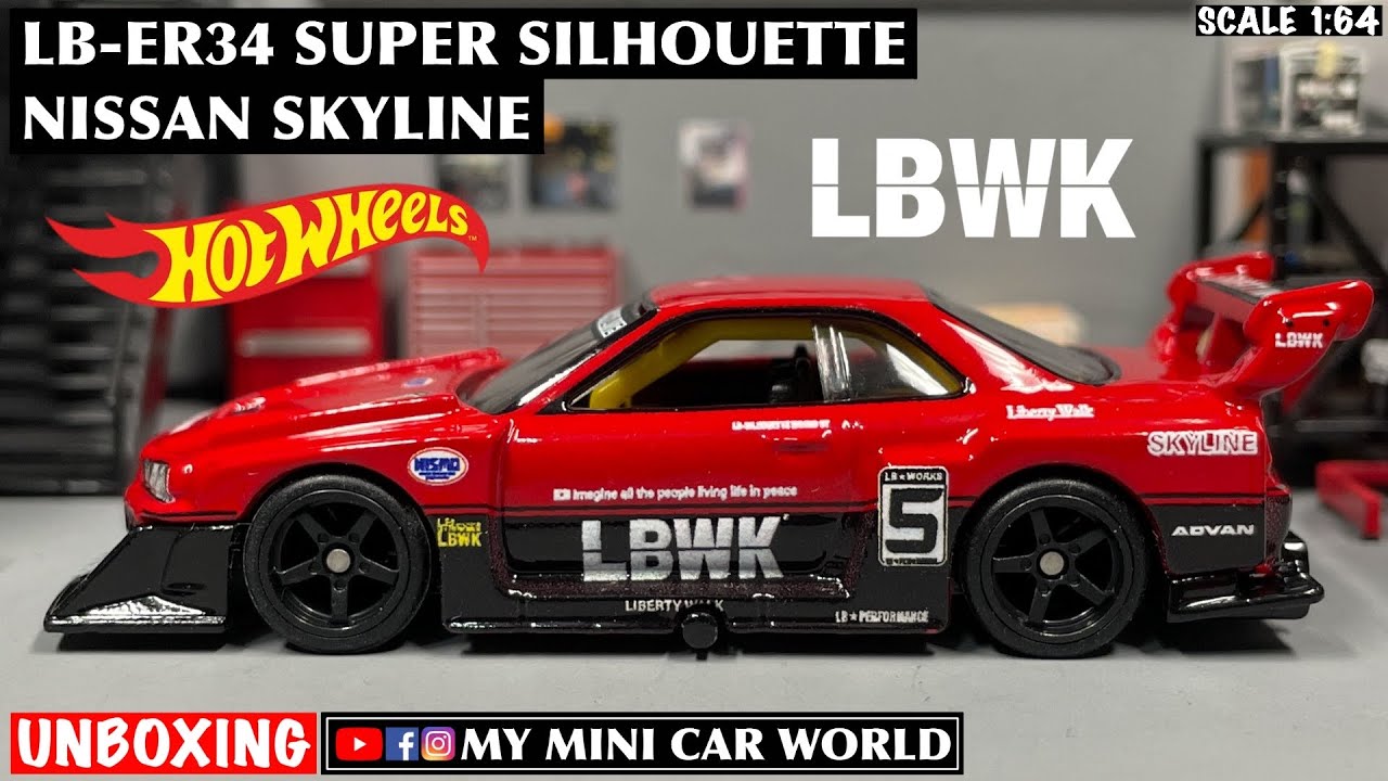 MY MINI CAR WORLD』UNBOXING HOTWHEELS LB-ER34 SUPER SILHOUETTE