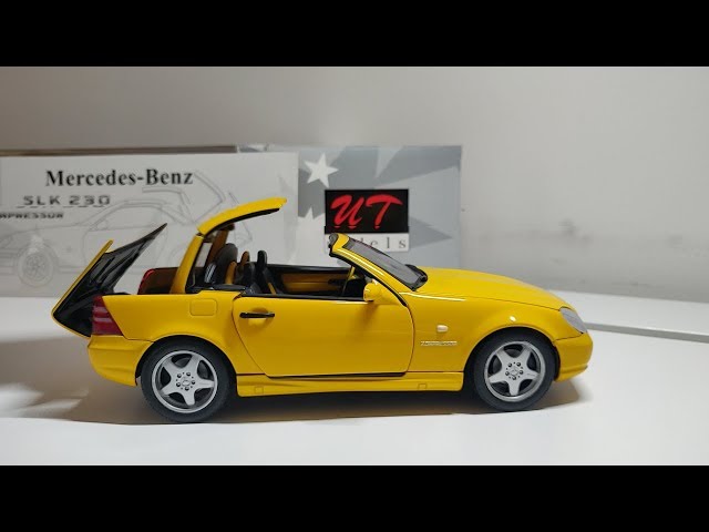 Unboxing of 1:18 Mercedes SLK 230 Kompressor by UT Models - YouTube