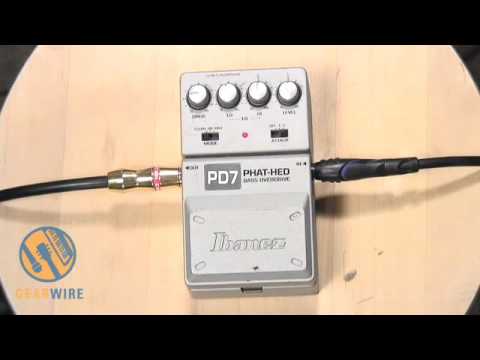 Ibanez PD7 Phat-Hed Bass Overdrive Demonstration - YouTube