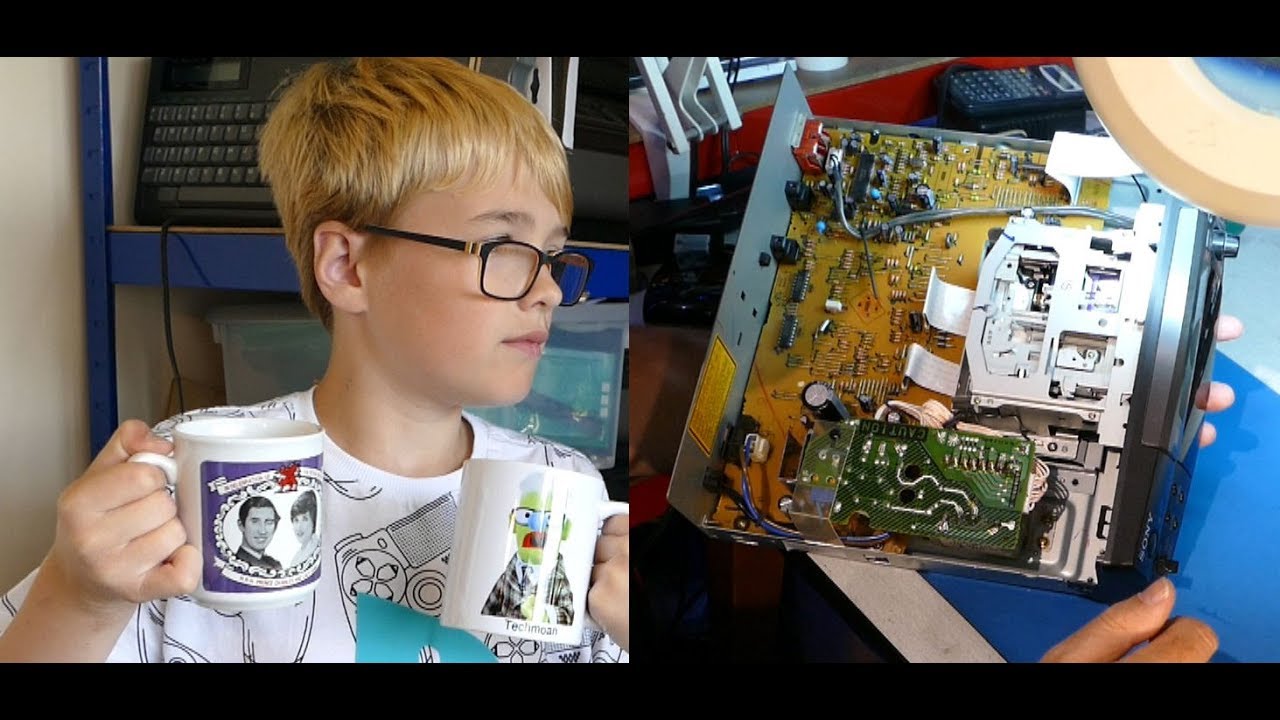 Sony MDS-S38 minidisc repair, test Sony Discman D-150AN CD player