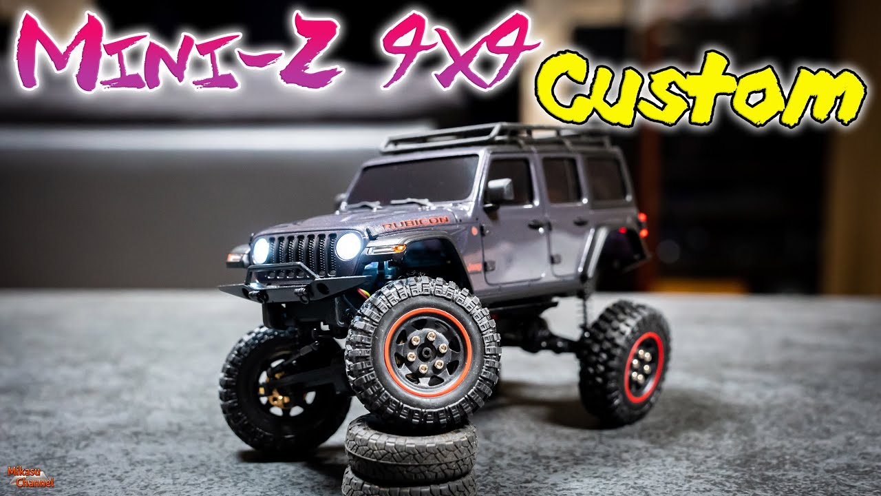 Customize your Mini-Z 4x4 and it's so cool! Lifted and with large