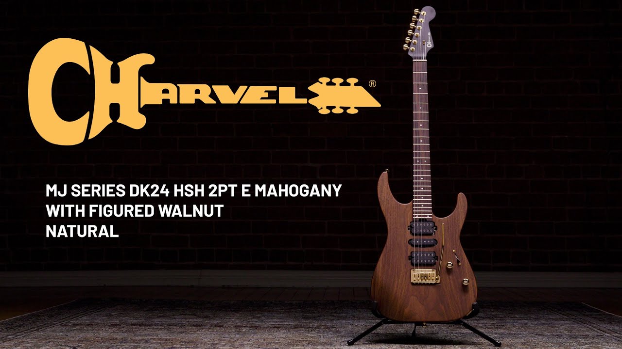 Dinky™ (DK) :: MJ DK24 HSH 2PT E Mahogany with Figured Walnut