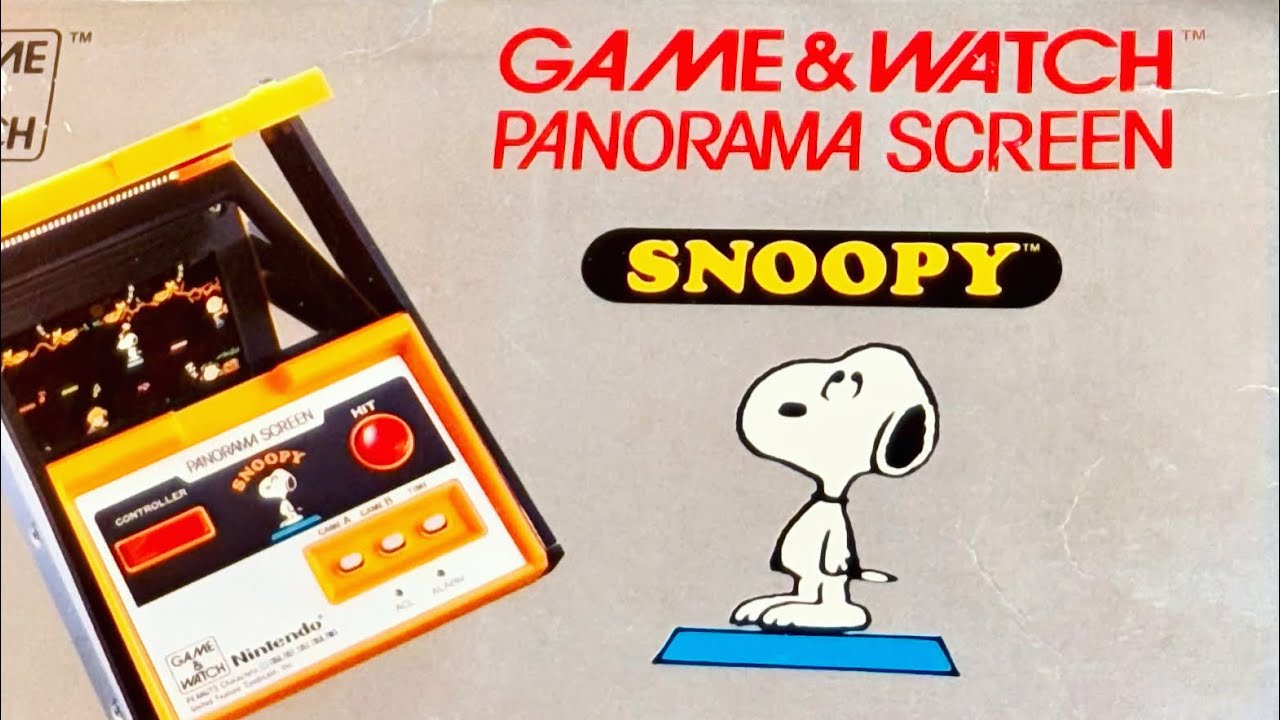 GAMEPLAY & PRESENTING: Snoopy / SM-91 (1983) - Nintendo Game And