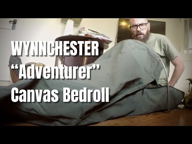 WYNNCHESTER “Adventurer” Canvas Bedroll - YouTube