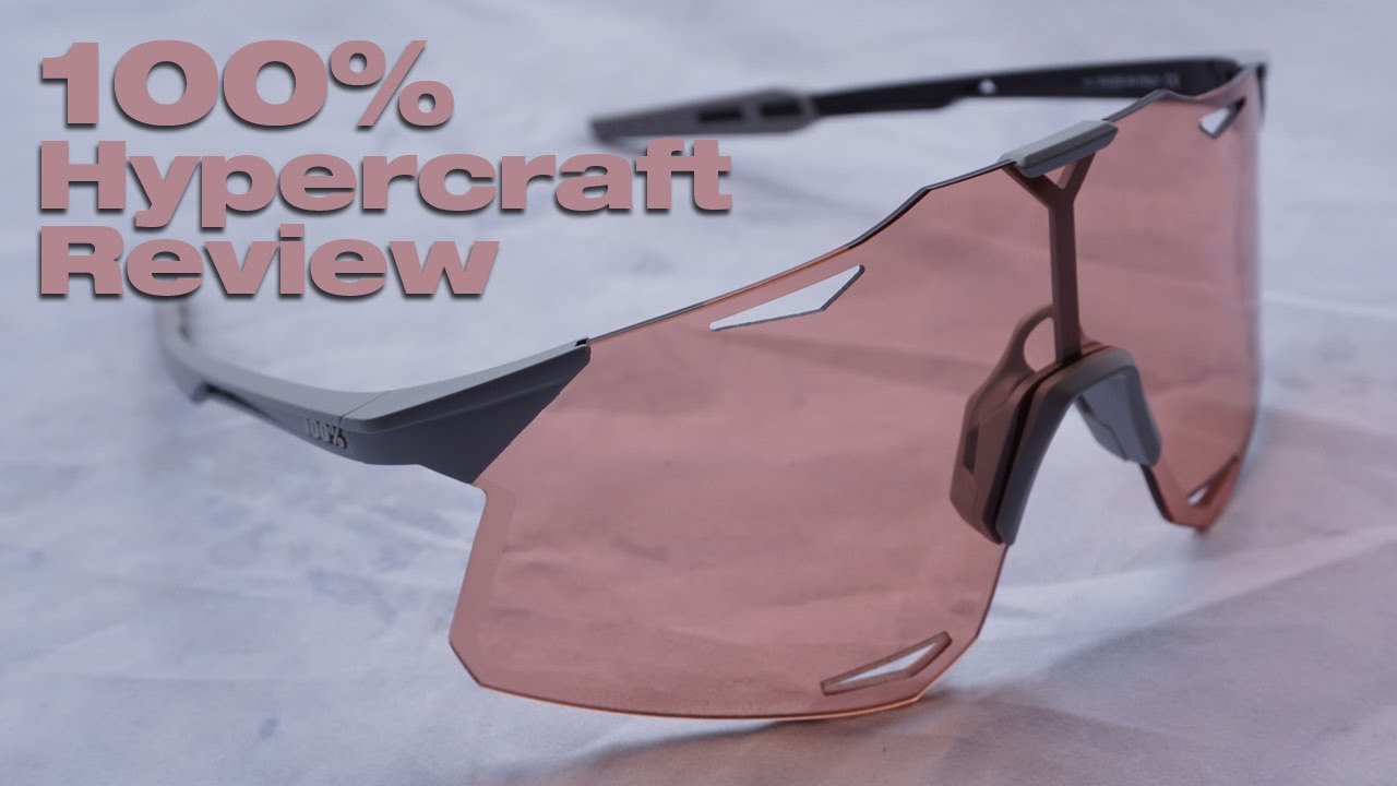 100% HyperCraft Cycling Glasses Review - YouTube