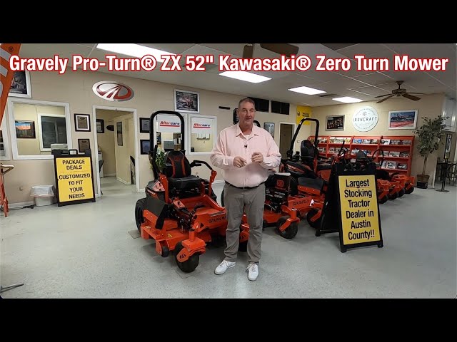 Gravely 991288 Pro Turn® ZX 52 Kawasaki® FX691V Zero Turn Mower