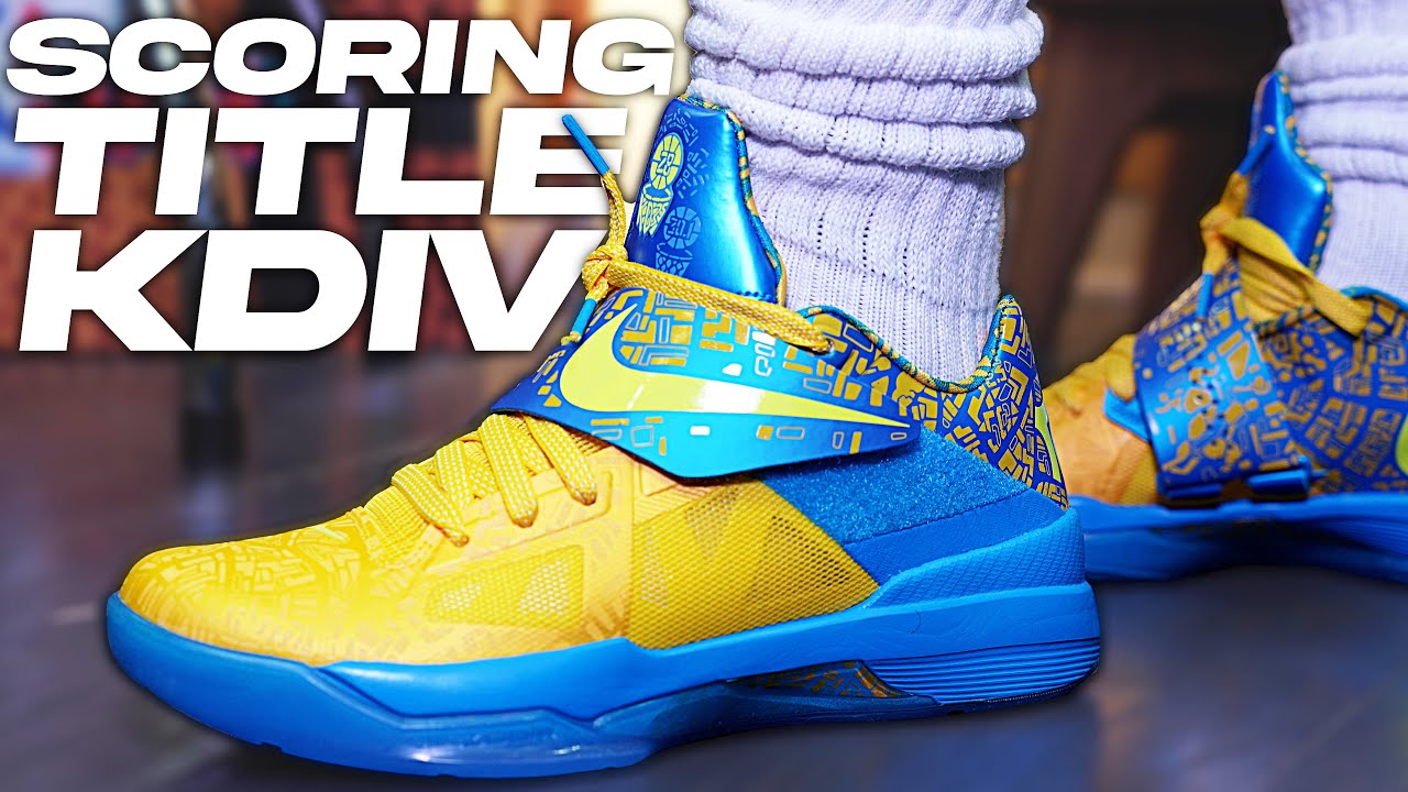 Nike KD 4 Scoring Title Review and On Foot - YouTube