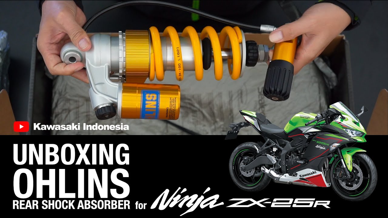 Unboxing Ohlins Rear Shock-Absorber for Kawasaki Ninja ZX-25R