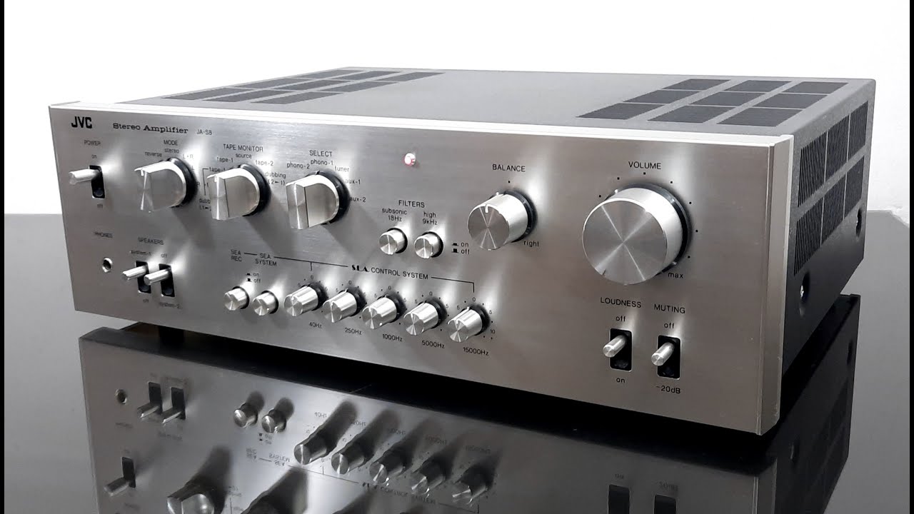 The spectacular JVC JA-S8 Stereo Amplifier - YouTube