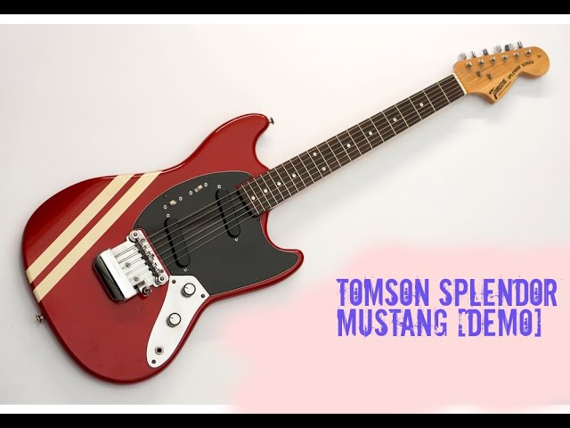 TOMSON SPLENDOR SERIES MUSTANG DEMO - YouTube