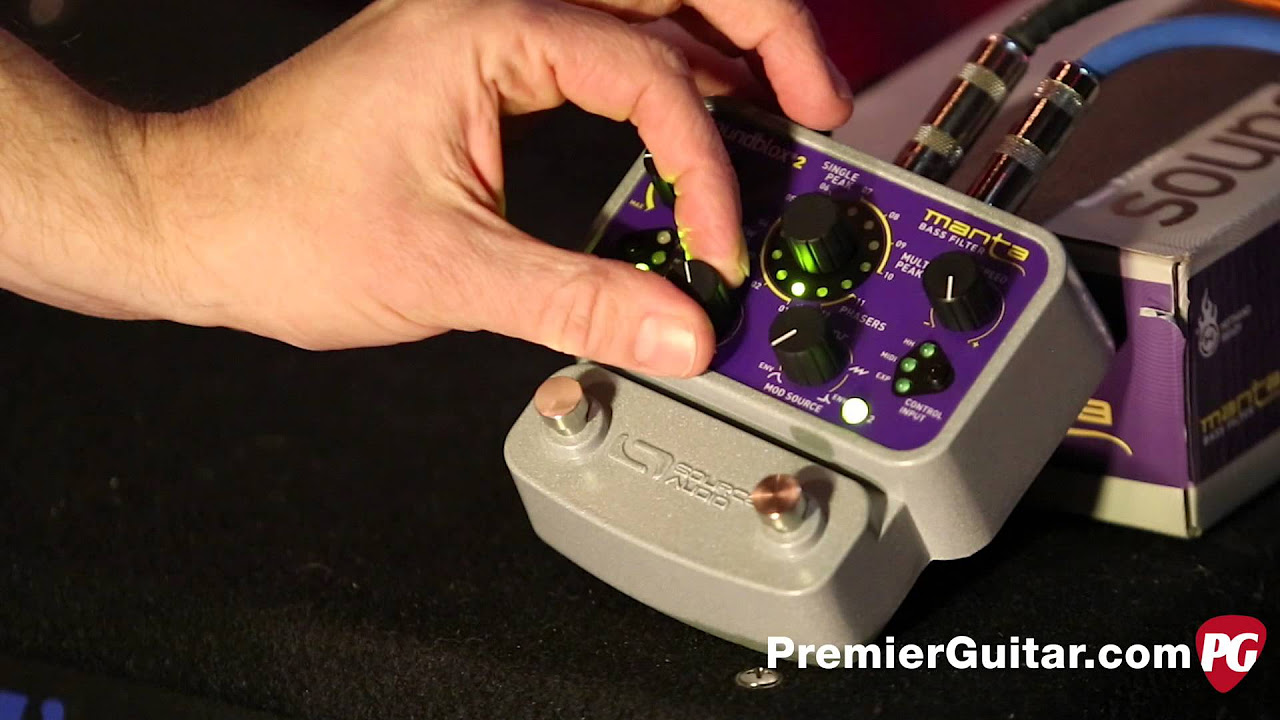 Review Demo - Source Audio Manta Bass Envelope Filter - YouTube