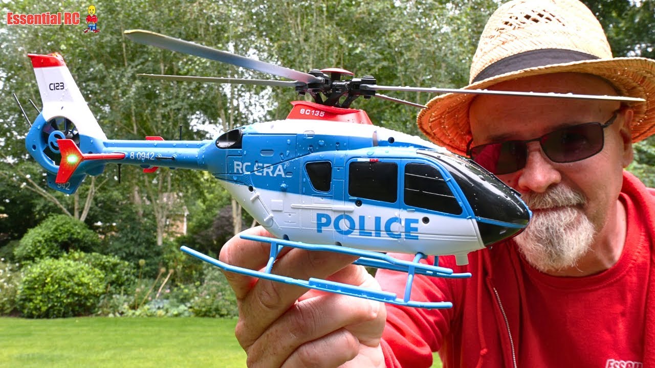 EASY TO FLY ! RC ERA C123 EC135 RC Police Helicopter with 6-Axis